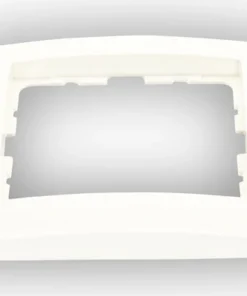 BERKER S1 Afdekraam 1-voudig Polarwit Glans