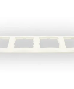 BERKER S1 Afdekraam 4-voudig Polarwit Glans