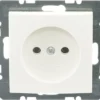 BERKER S1 Inbouw Wandcontactdoos (wcd) 1-voudig Polarwit Glans