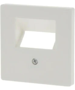 BERKER Q1 Afdekplaat ISDN 2x 8-polig Polar Wit