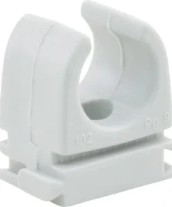 Klembeugel 16 Mm PVC Grijs, 20 Stuks