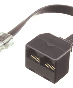 BLEIL Adapterkabel 1x RJ45 M Naar 1x RJ45 F Zwart
