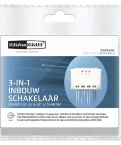 KLIKAANKLIKUIT® 3-in-1 Inbouw Schakelaar ACM-3500-3 Wit, Max. 3500 Watt -Binnenverlichting Verkoopwinkel DV 8 8174803 02 4c NL 20170915194406