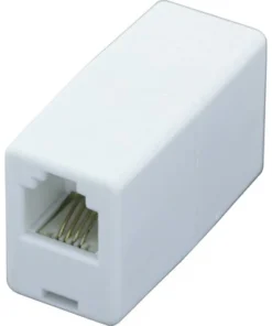 BLEIL Koppelstuk RJ11(6P4C) Wit F/F