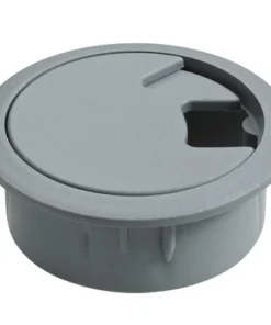 HETTICH Kabeldoorvoer Voor Bureau's 60/68 Mm, Kunststof Grijs, 1 Stuks