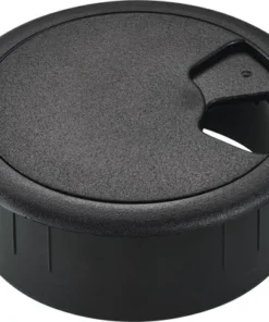 HETTICH Kabeldoorvoer Ø 80 Mm Zwart