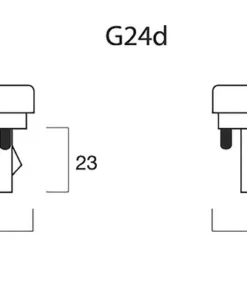 SYLVANIA Energiespaarlamp Lynx-D G24d-3/26W Wit -Binnenverlichting Verkoopwinkel DV 8 8290291 07 4c DE 20161201211700 1