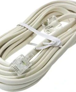 BLEIL Telefoon Aansluitkabel Modulair RJ11 Wit 3 M