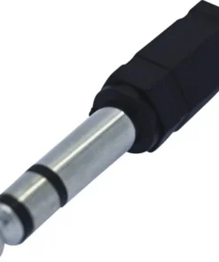 Bleil Adapter 1x Jack 6,3 Mm Naar 2x Mini-jack Bus 3,5mm