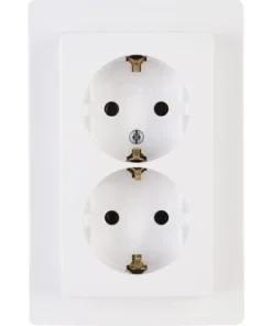 KOPP Paris Inbouw Wandcontactdoos (wcd) RA 2-voudig Wit