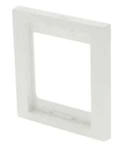 BERKER K1 Afdekraam 1-voudig Polar Wit