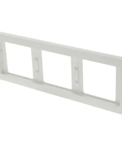 BERKER K1 Afdekraam 3-voudig Polar Wit