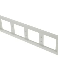 BERKER K1 Afdekraam 4-voudig Polar Wit