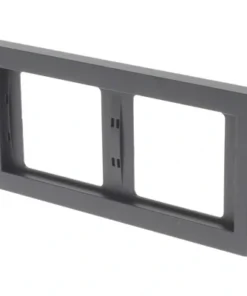 BERKER K1 Afdekraam 2-voudig Antraciet