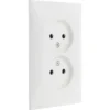 BERKER S1 Inbouw Wandcontactdoos (wcd) 2-voudig Polarwit Glans
