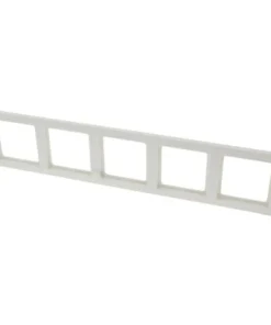 BERKER Q1 Afdekraam 5-voudig Polar Wit