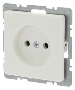 BERKER Q1 Inbouw Wandcontactdoos (wcd) 1-voudig Polar Wit