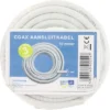 TECHNETIX Coax Installatiekabel Wit 10 Meter (los)