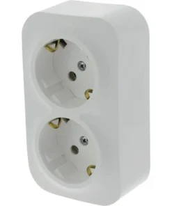 LEGRAND Forix Opbouw Wandcontactdoos (wcd) 2-voudig RA Wit